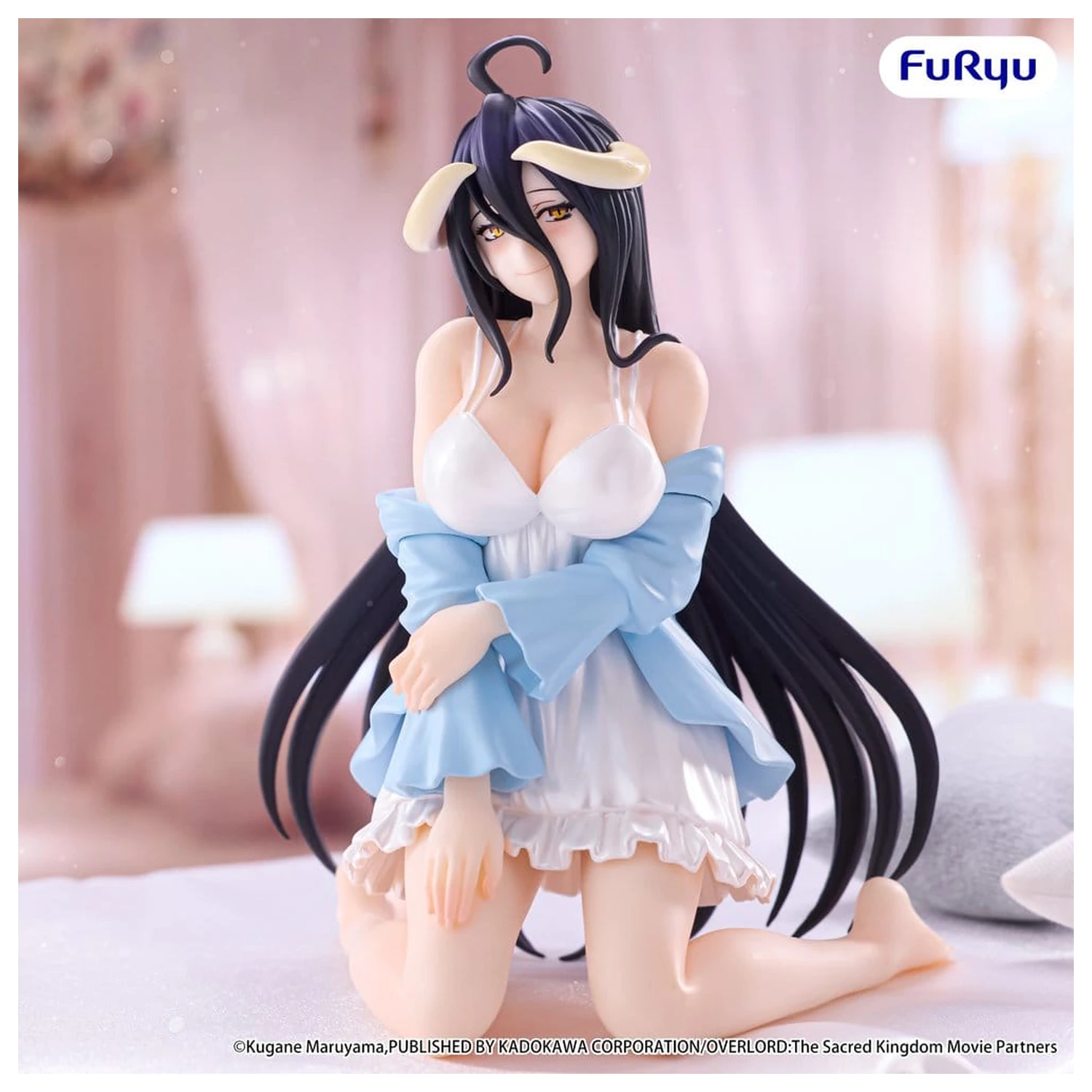 Overlord Noodle Stopper Albedo Loungewear Pearl White Ver. PVC figura 12 cm termékfotó