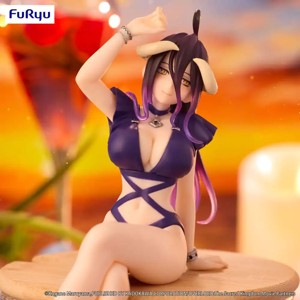 Overlord Noodle Stopper Albedo Swimsuit Dark Purple Color Ver. PVC szobor figura 16 cm termékfotó