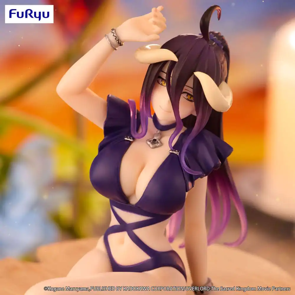 Overlord Noodle Stopper Albedo Swimsuit Dark Purple Color Ver. PVC szobor figura 16 cm termékfotó