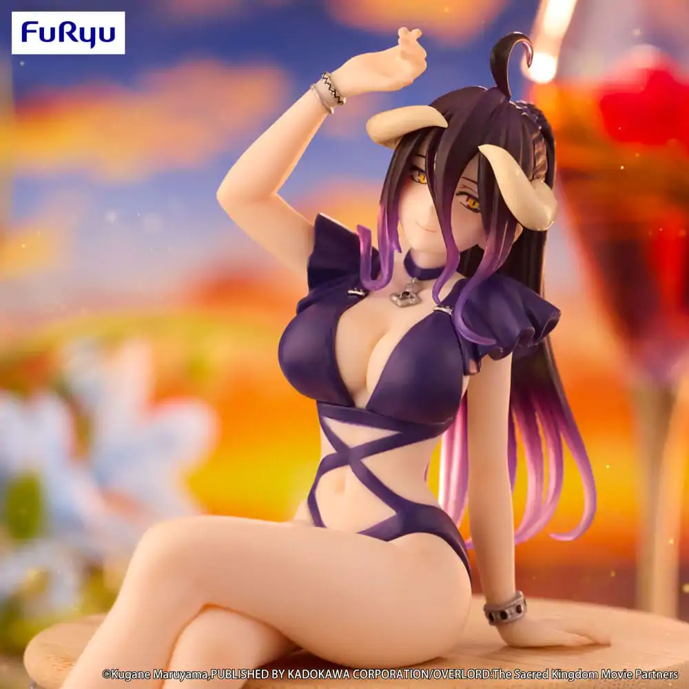 Overlord Noodle Stopper Albedo Swimsuit Dark Purple Color Ver. PVC szobor figura 16 cm termékfotó