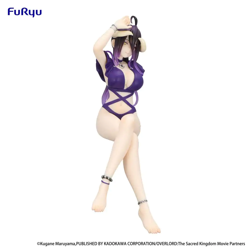 Overlord Noodle Stopper Albedo Swimsuit Dark Purple Color Ver. PVC szobor figura 16 cm termékfotó