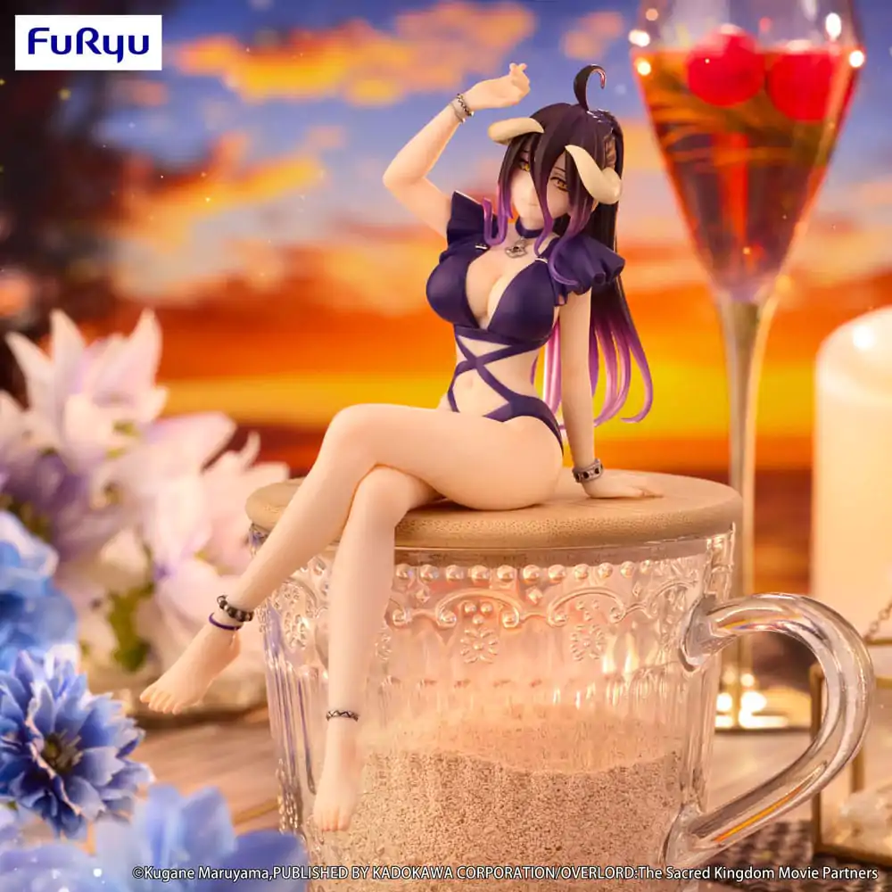 Overlord Noodle Stopper Albedo Swimsuit Dark Purple Color Ver. PVC szobor figura 16 cm termékfotó