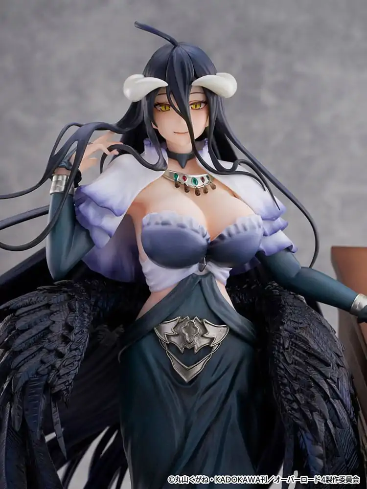 Overlord SHIBUYA SCRAMBLE FIGURE 1/7 Albedo Jet Black Dress Ver. PVC szobor figura 28 cm termékfotó