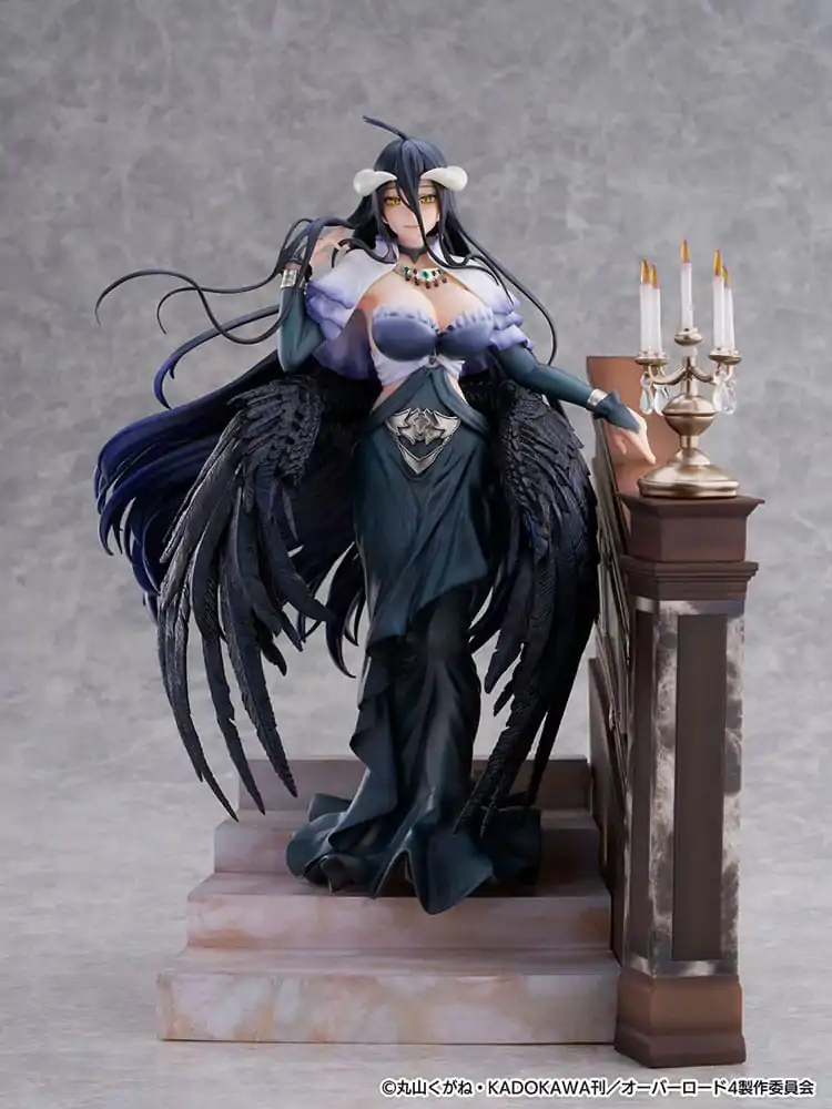 Overlord SHIBUYA SCRAMBLE FIGURE 1/7 Albedo Jet Black Dress Ver. PVC szobor figura 28 cm termékfotó