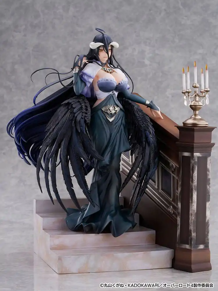 Overlord SHIBUYA SCRAMBLE FIGURE 1/7 Albedo Jet Black Dress Ver. PVC szobor figura 28 cm termékfotó