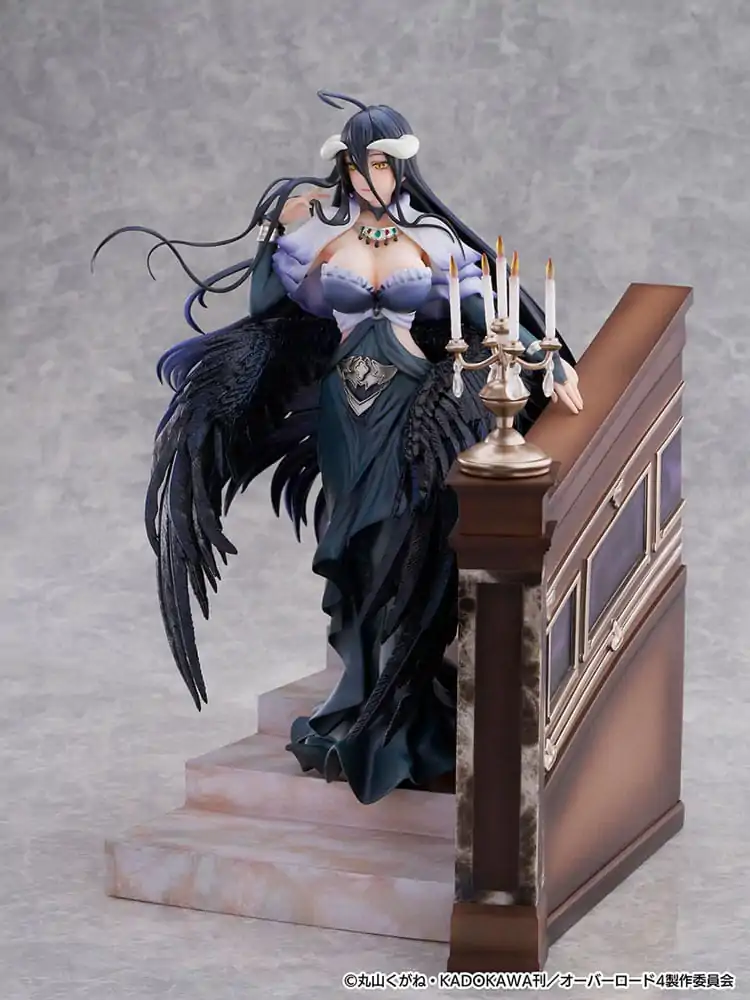 Overlord SHIBUYA SCRAMBLE FIGURE 1/7 Albedo Jet Black Dress Ver. PVC szobor figura 28 cm termékfotó