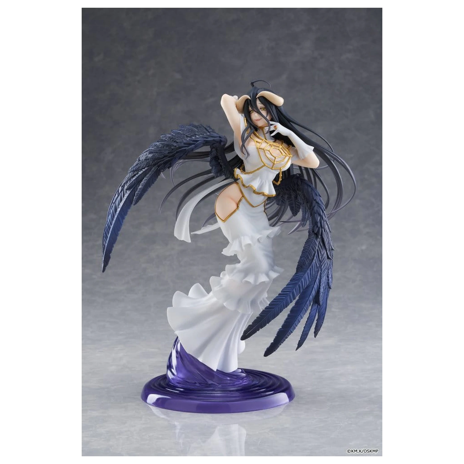 Overlord T-most PVC szobor figura Albedo Pure White Devil Ver. 29 cm  termékfotó