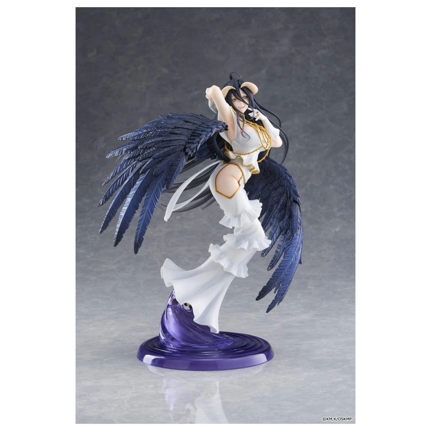 Overlord T-most PVC szobor figura Albedo Pure White Devil Ver. 29 cm  termékfotó