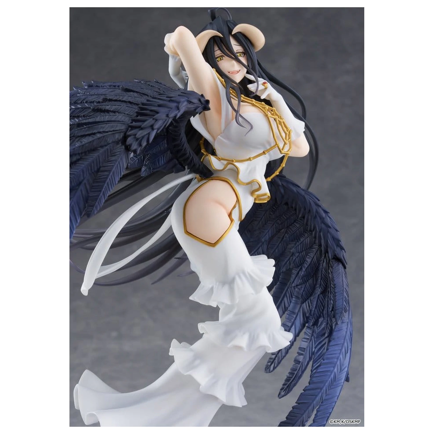 Overlord T-most PVC szobor figura Albedo Pure White Devil Ver. 29 cm  termékfotó