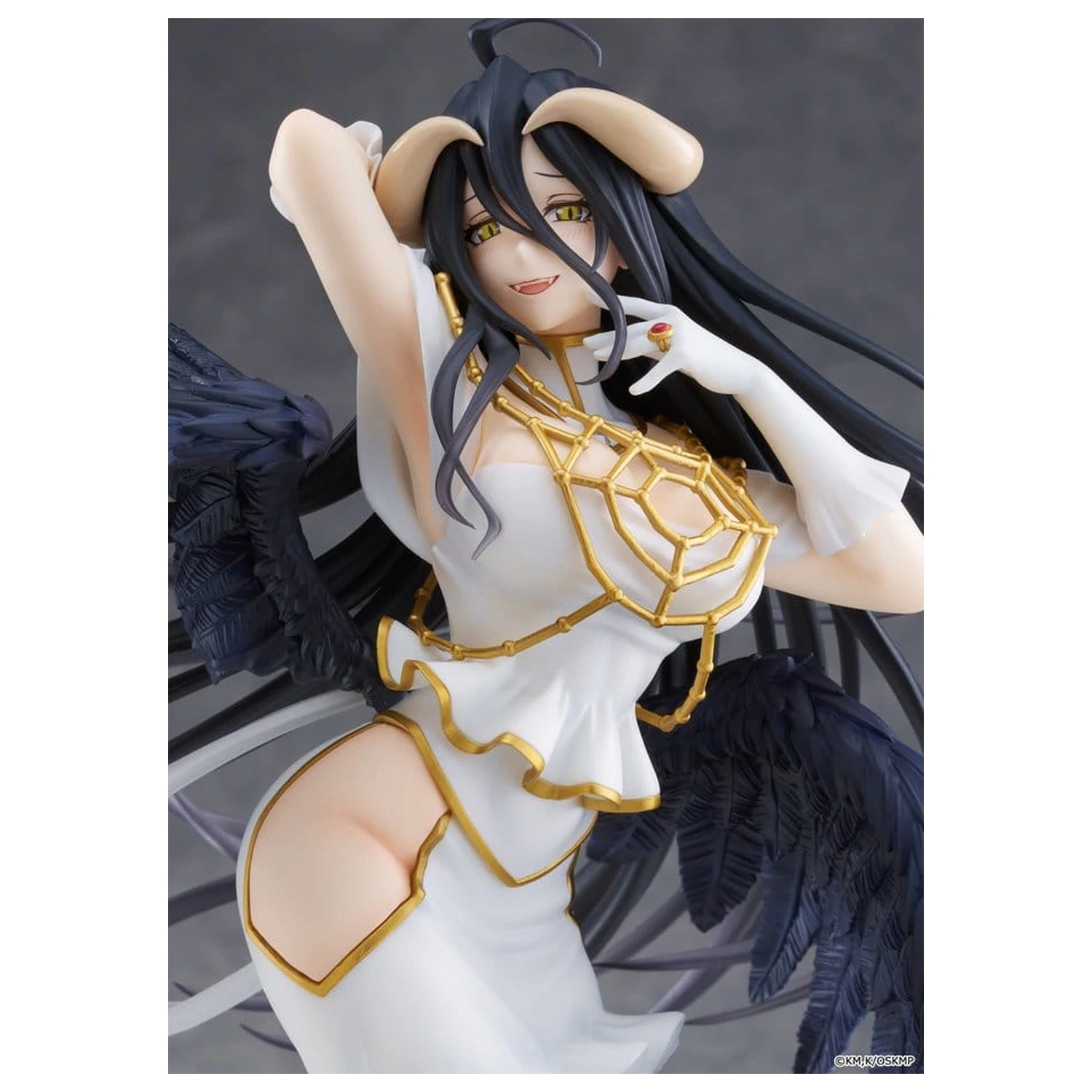 Overlord T-most PVC szobor figura Albedo Pure White Devil Ver. 29 cm  termékfotó