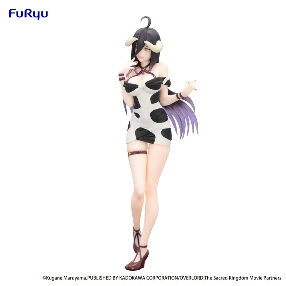 Overlord Trio-Try-iT Albedo Mini Dress Cow Pattern Ver. PVC szobor figura 21 cm termékfotó