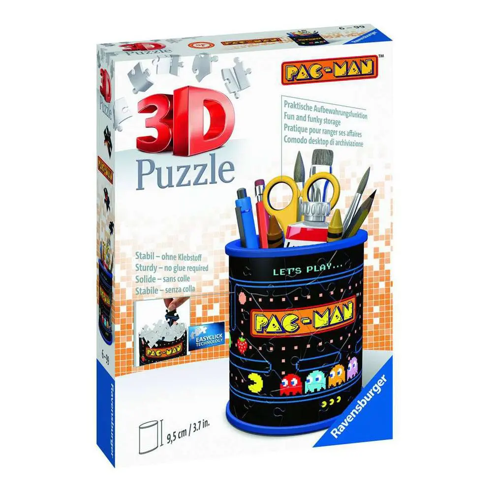 Pac Man 3D Puzzle tolltartó (57 darabos) termékfotó