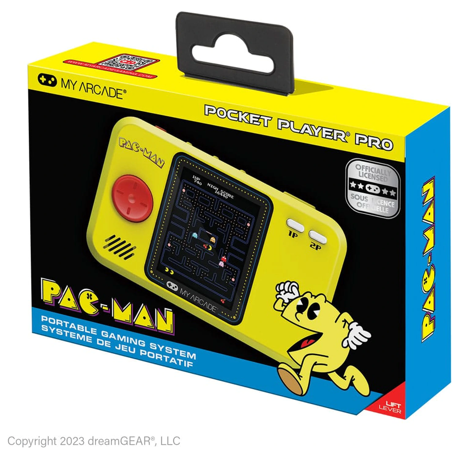 Pac Man Portable Gaming System Pocket Player Pro konzol termékfotó