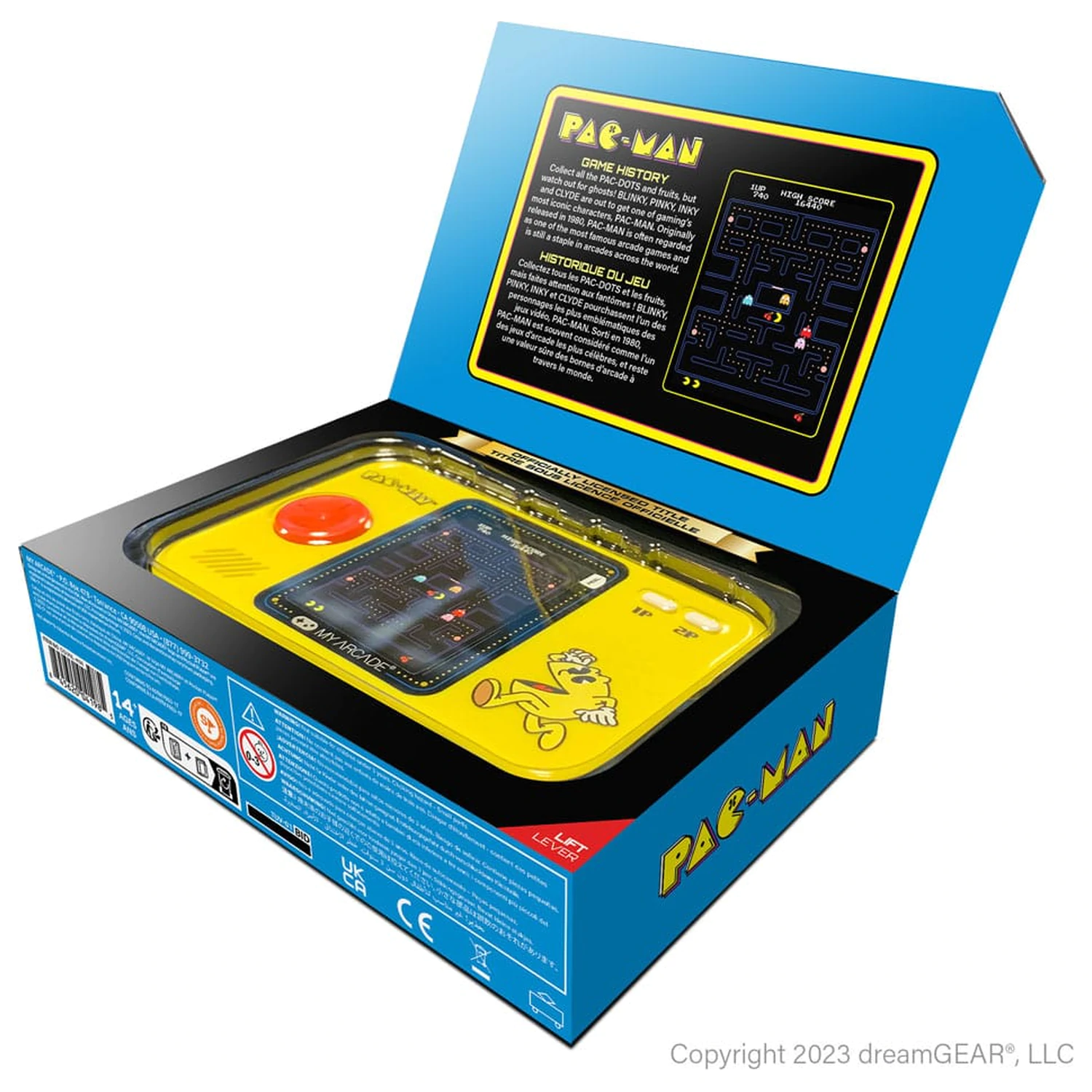 Pac Man Portable Gaming System Pocket Player Pro konzol termékfotó