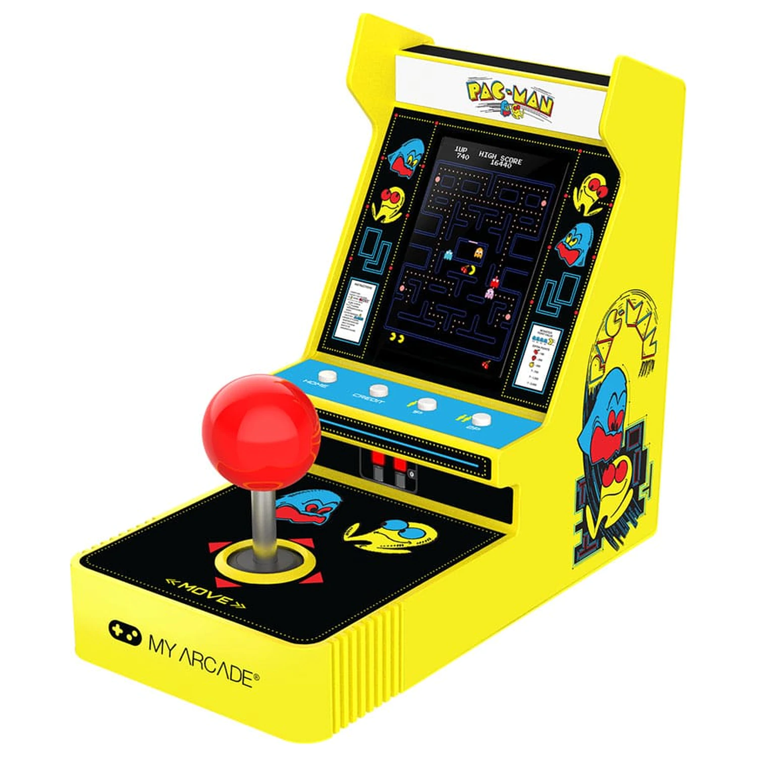 Pac Man Portable Retro Arcade Joystick Player hordozható mini arcade játékgép termékfotó