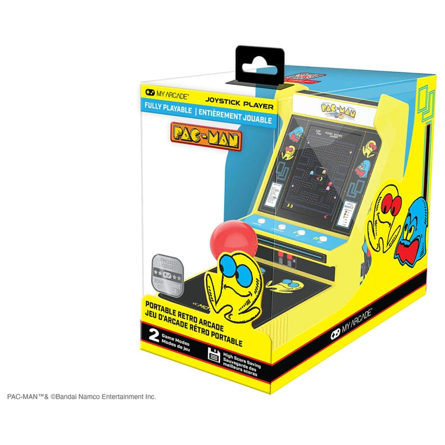 Pac Man Portable Retro Arcade Joystick Player hordozható mini arcade játékgép termékfotó