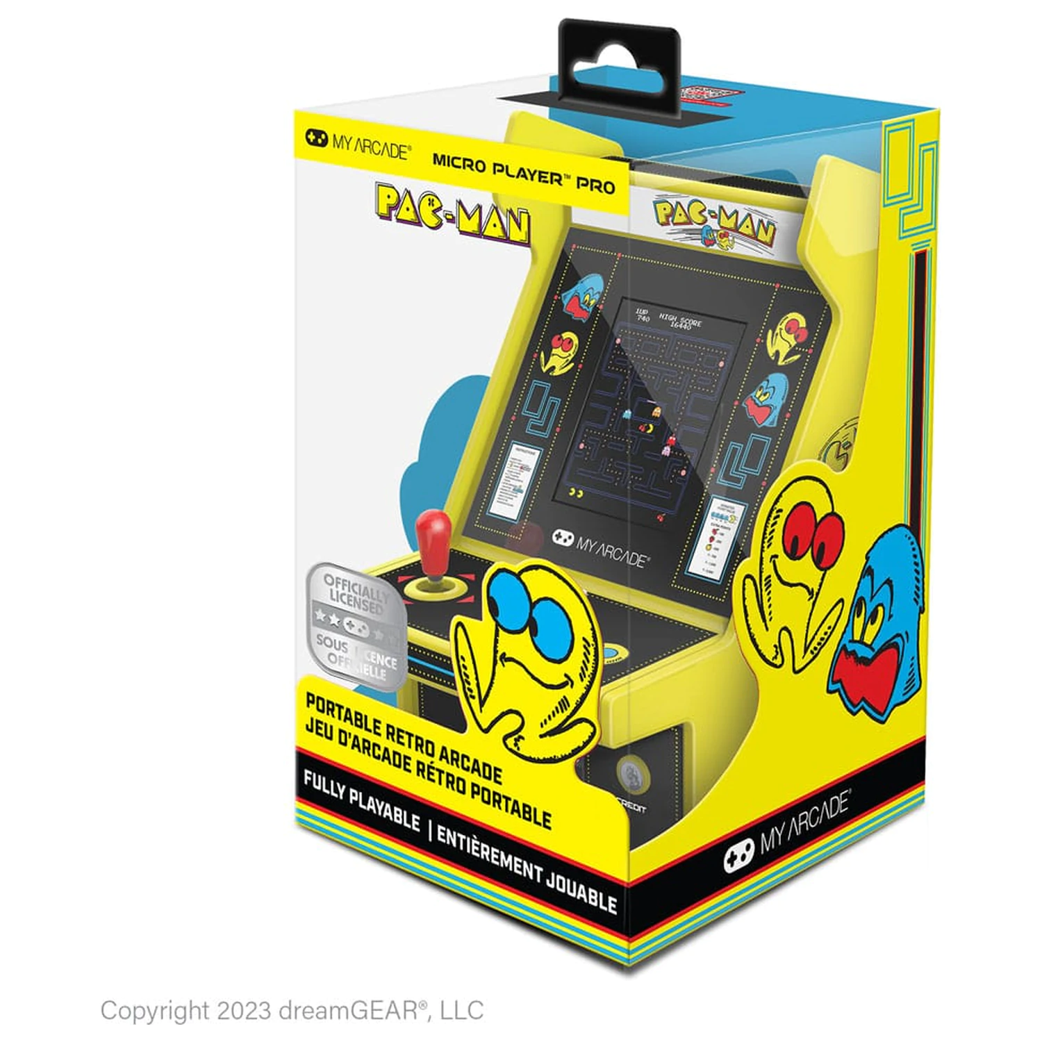 Pac Man Portable Retro Arcade Micro Player Pro hordozható mini arcade játékgép termékfotó