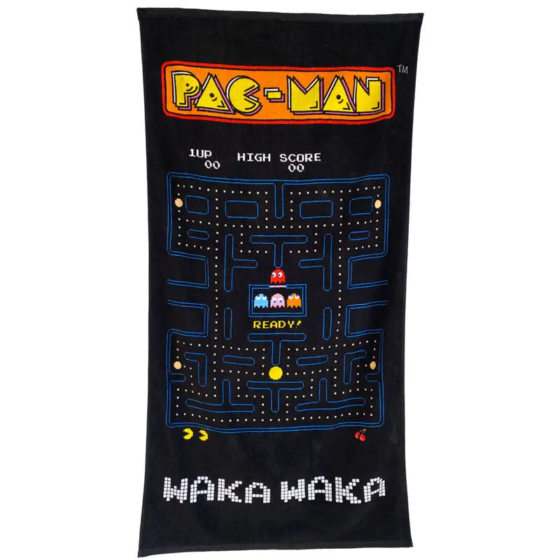Pac Man The Chase pamut törölköző termékfotó