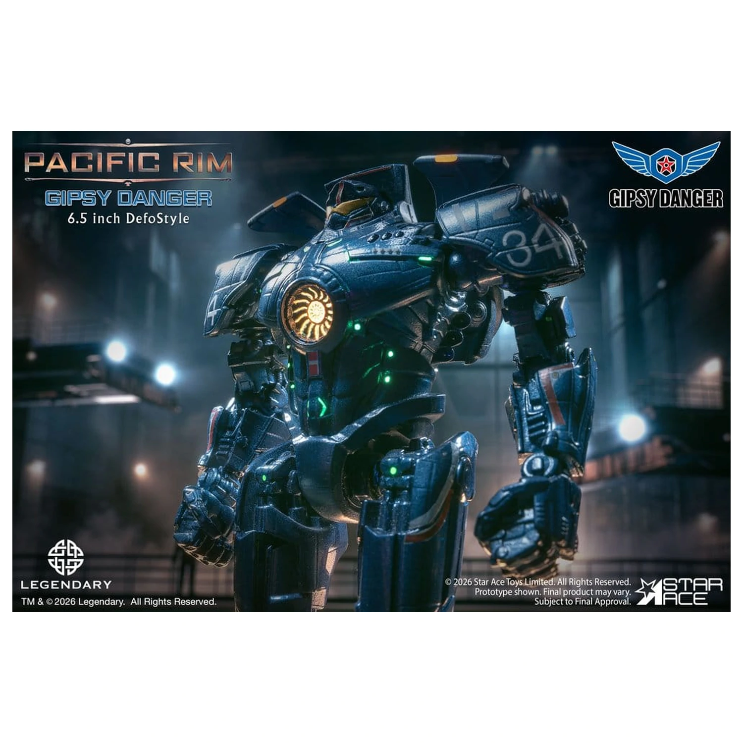 Pacific Rim DefoStyle figura Gipsy Danger DX 17 cm termékfotó