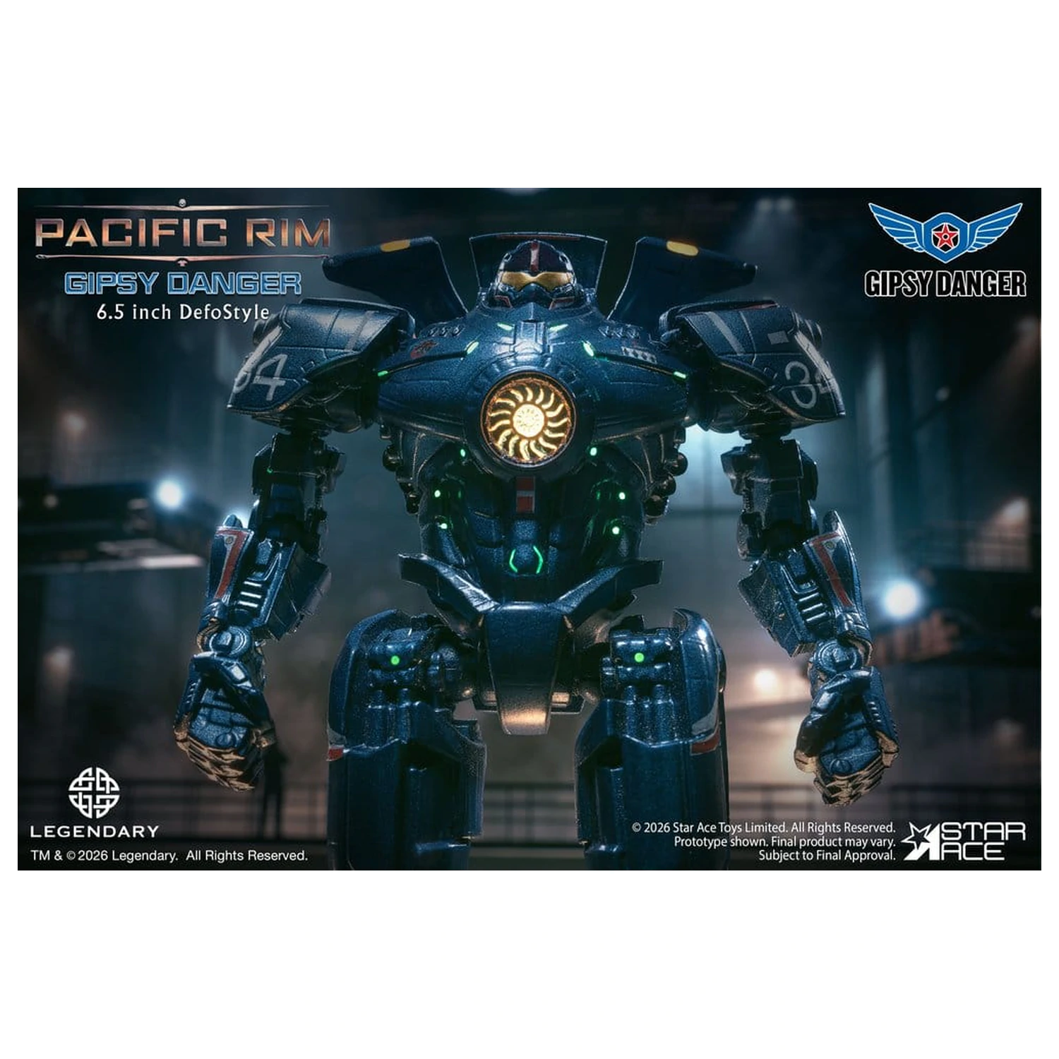 Pacific Rim DefoStyle figura Gipsy Danger DX 17 cm termékfotó