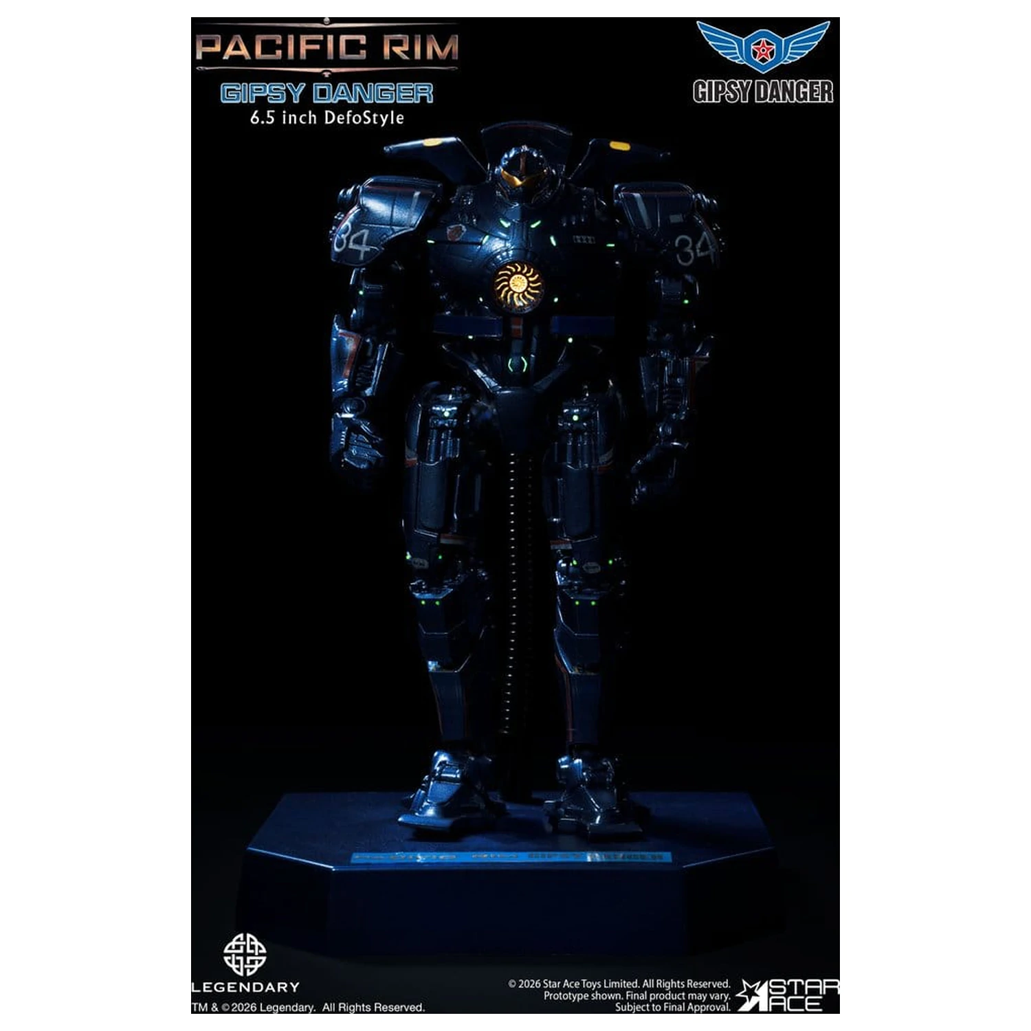 Pacific Rim DefoStyle figura Gipsy Danger DX 17 cm termékfotó