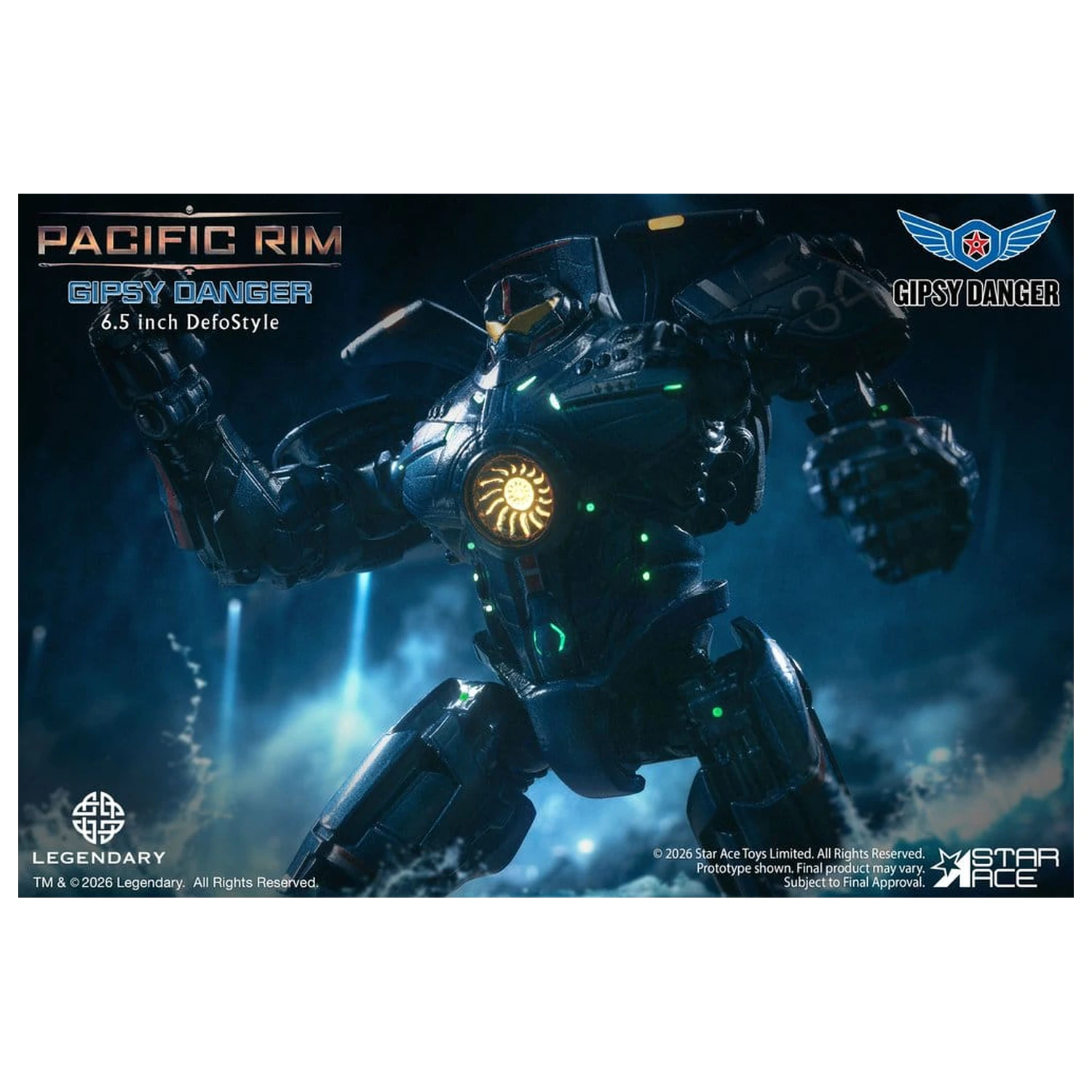 Pacific Rim DefoStyle figura Gipsy Danger NX 17 cm termékfotó