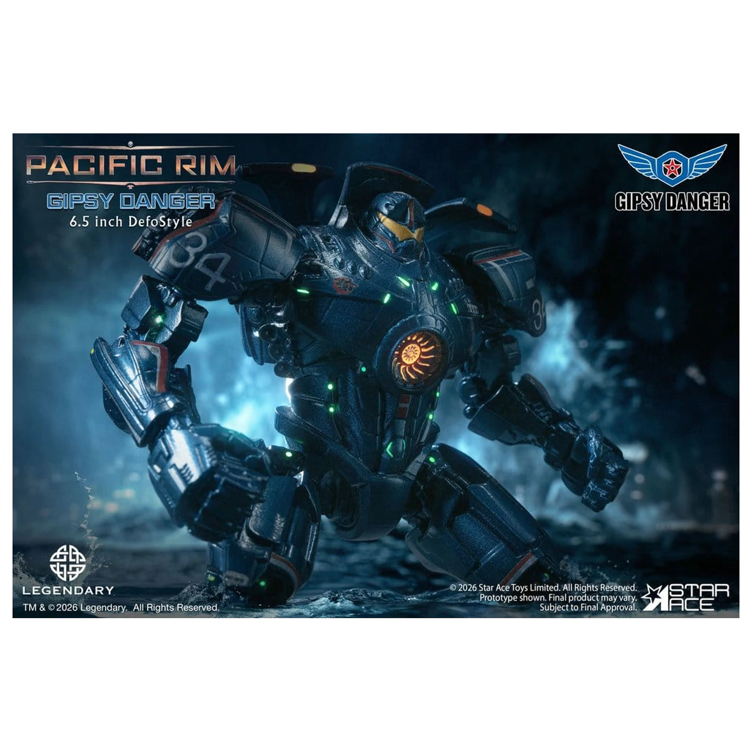 Pacific Rim DefoStyle figura Gipsy Danger NX 17 cm termékfotó