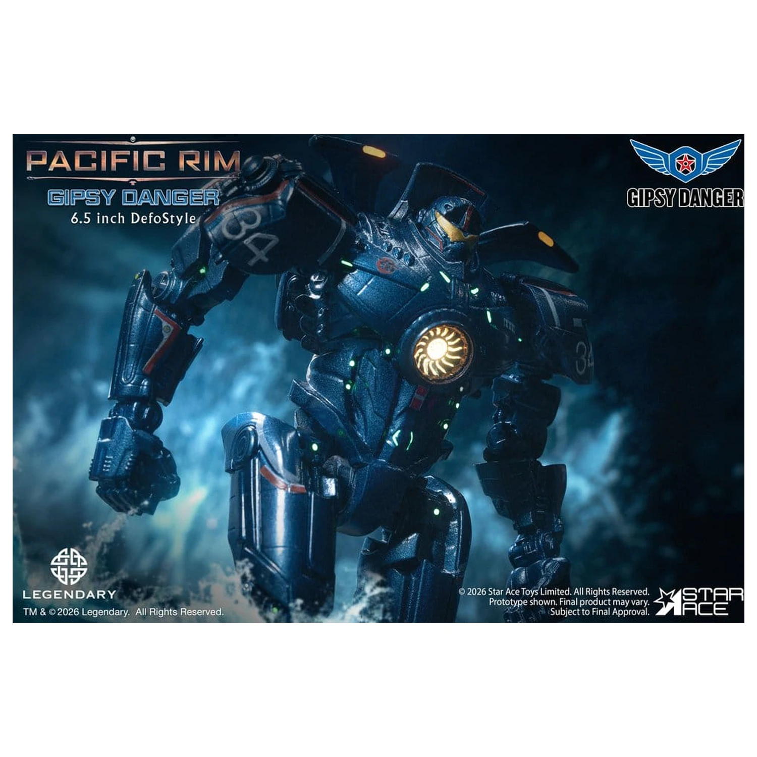 Pacific Rim DefoStyle figura Gipsy Danger NX 17 cm termékfotó