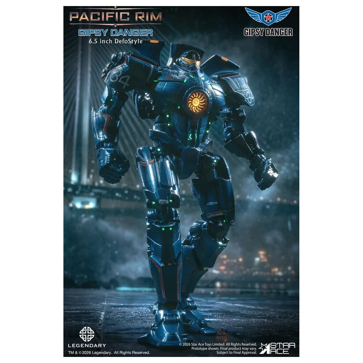Pacific Rim DefoStyle figura Gipsy Danger NX 17 cm termékfotó