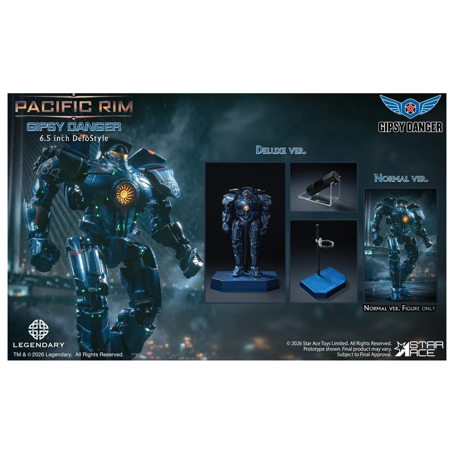  Pacific Rim DefoStyle Gipsy Danger & Cherno Alpha DX 2 db-os figura csomag 17 cm termékfotó