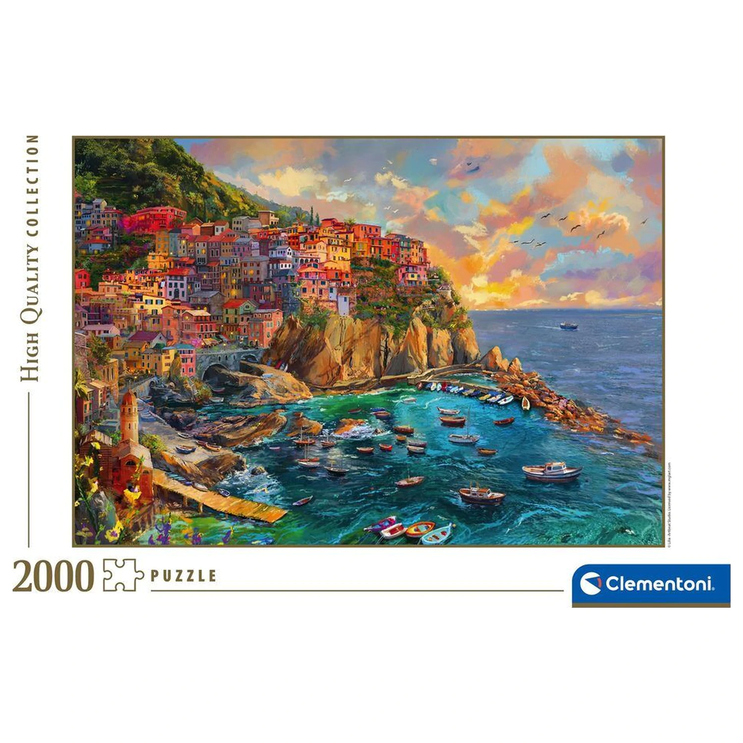 Painted Manarola puzzle 2000db-os termékfotó