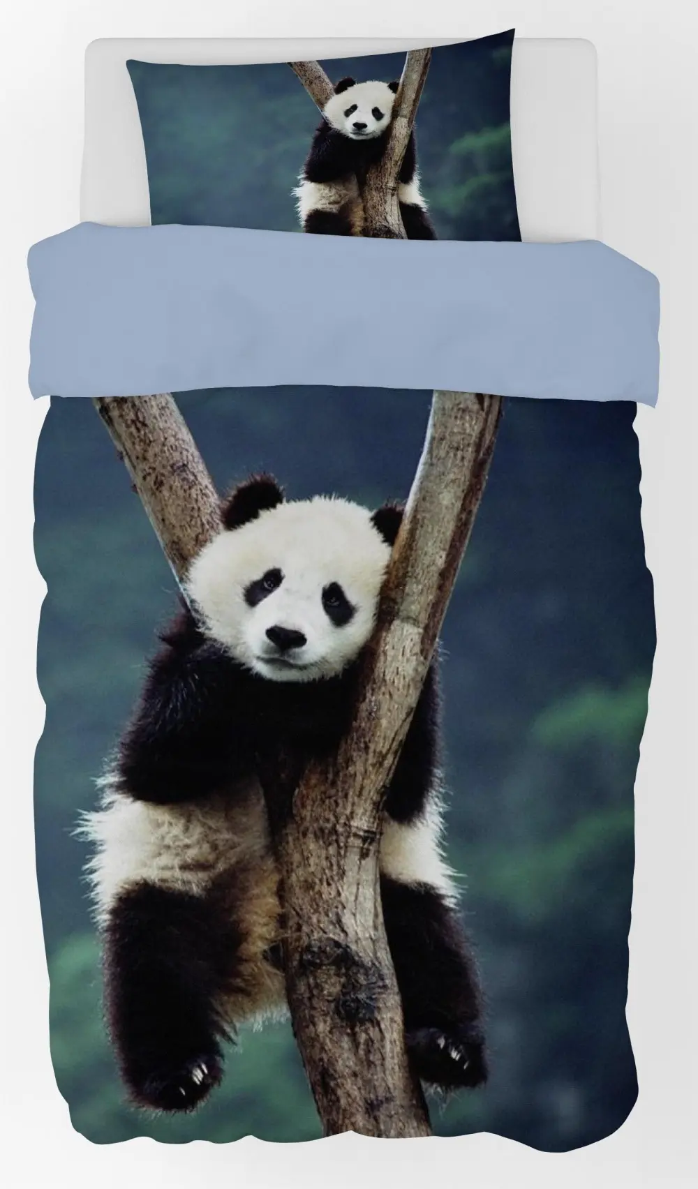 Panda ágyneműhuzat 140×200cm, 70×90 cm termékfotó