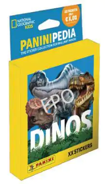 Paninipedia: Dinos Eco-Blister német nyelvű matricacsomag termékfotó