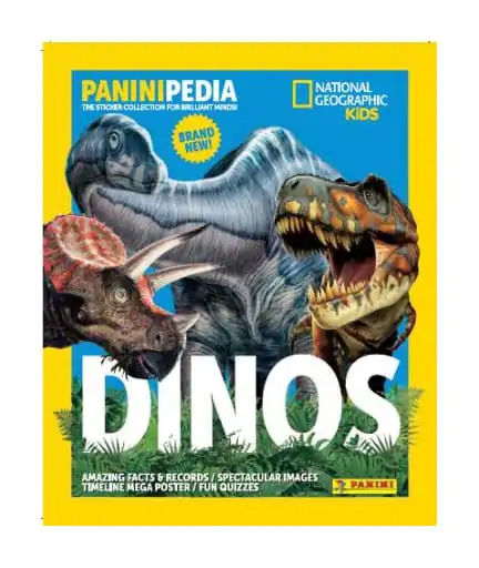 Paninipedia: Dinos német nyelvű matricaalbum termékfotó