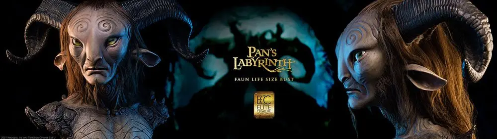Pans Labyrinth Life-Size Faun mellszobor figura 75 cm termékfotó