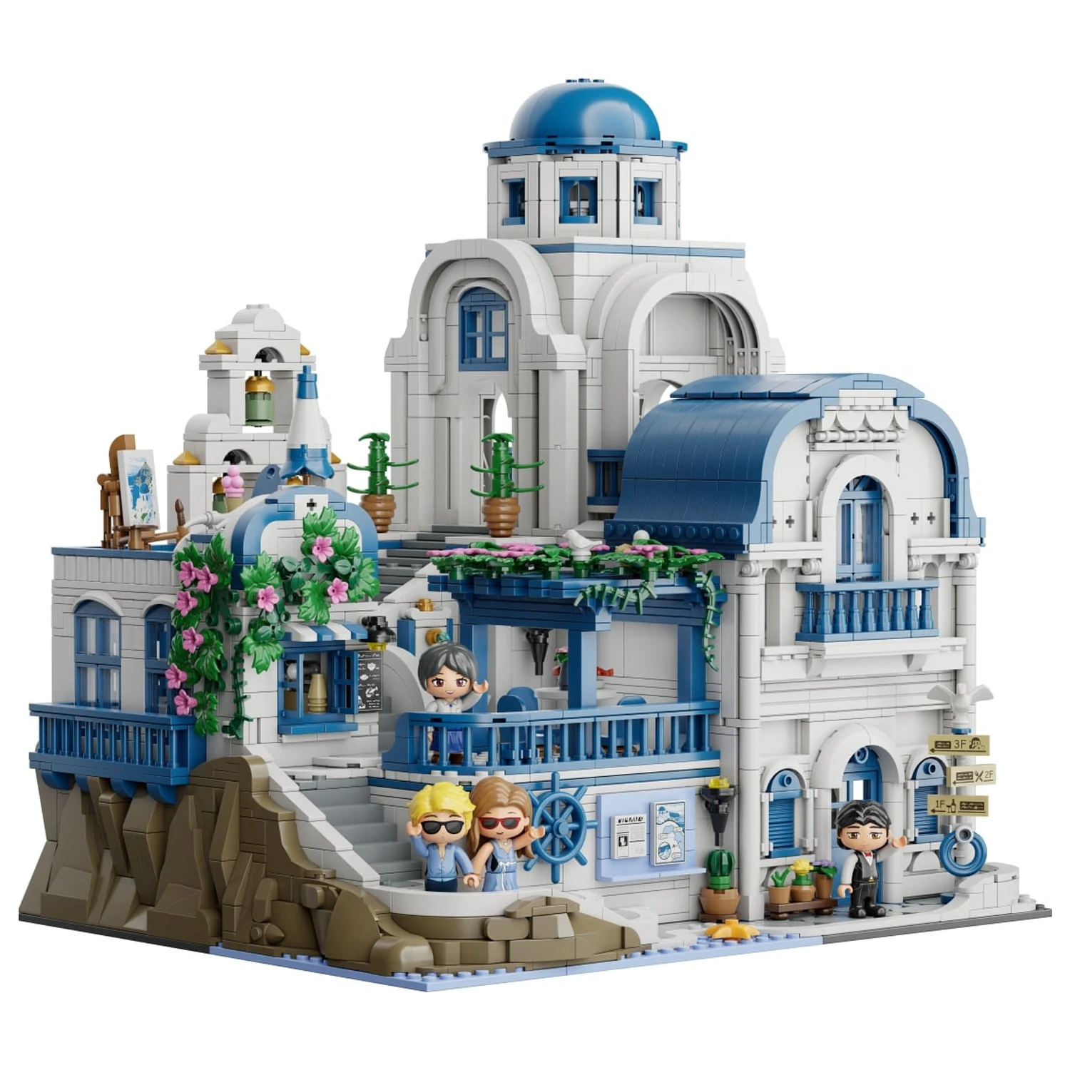 PANTASY Aegean Villa Building block 3038 db-os építőkészlet termékfotó