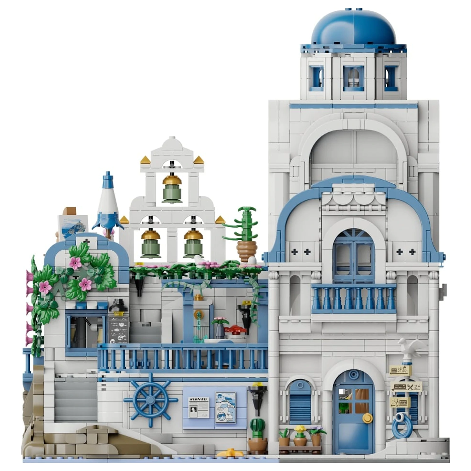 PANTASY Aegean Villa Building block 3038 db-os építőkészlet termékfotó