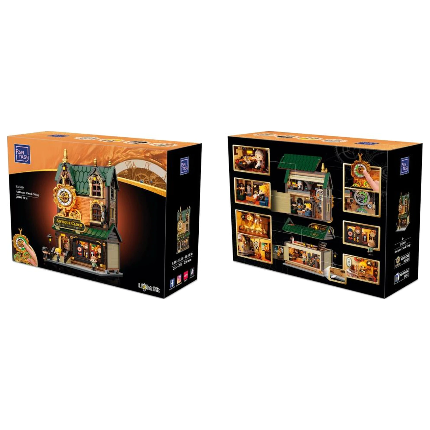 PANTASY Antique Clock Shop építőkészlet 2768 db-os termékfotó