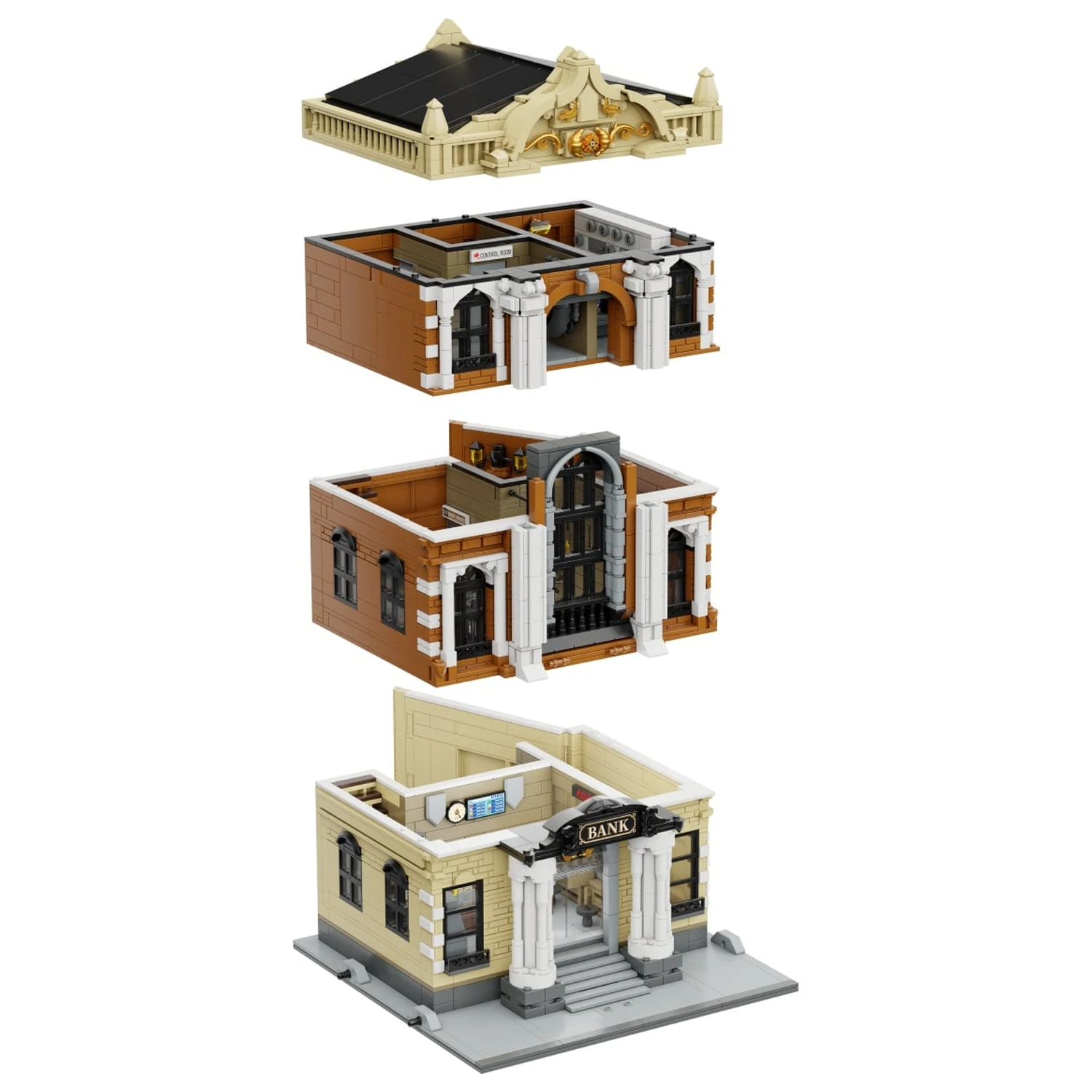 PANTASY Bank Building Block 2634 db-os építőkészlet termékfotó