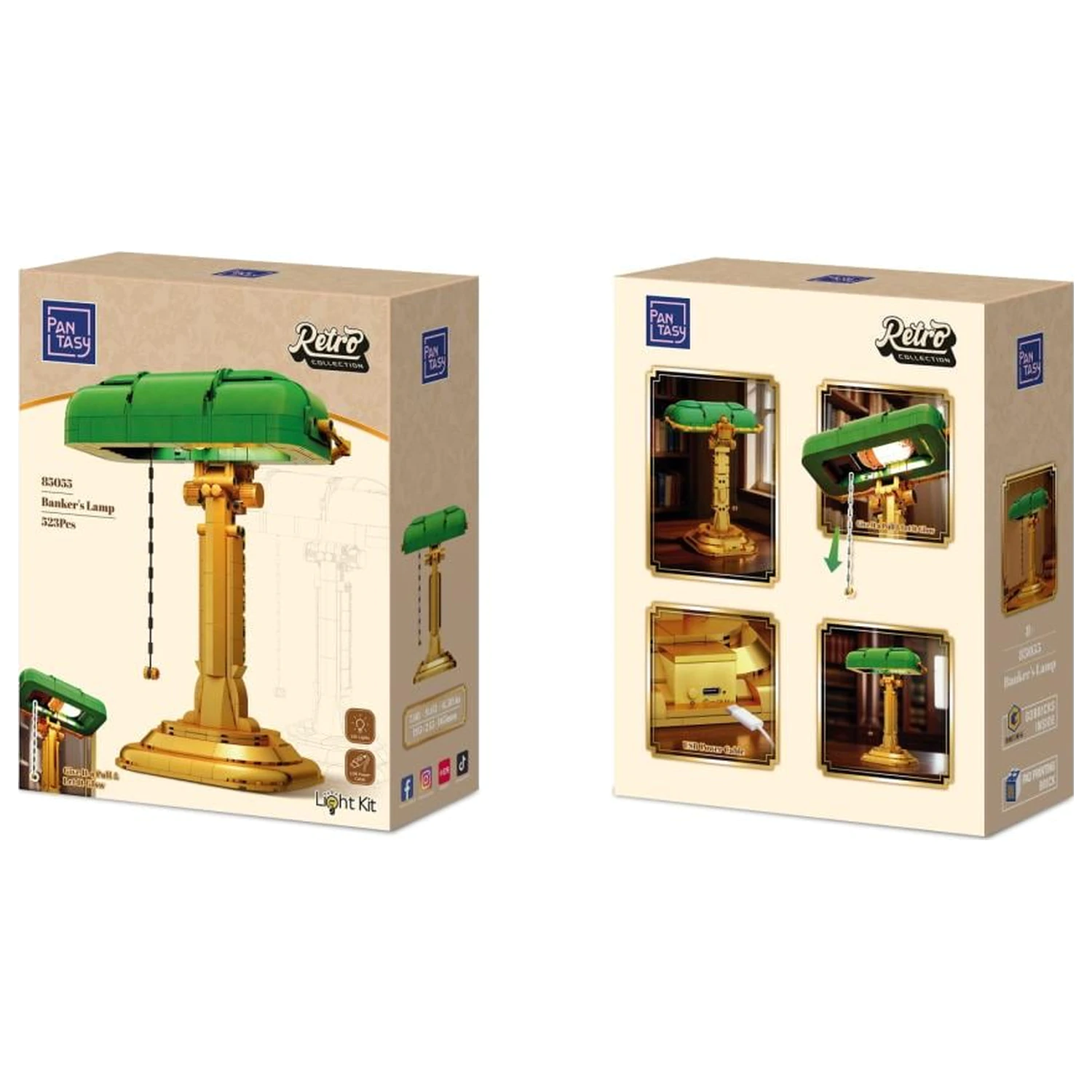 Pantasy Banker's Lamp építőkészlet 523 db-os termékfotó