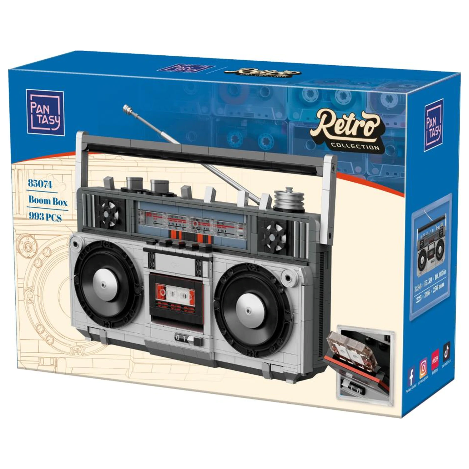 PANTASY Boombox építőkészlet 993 db-os termékfotó