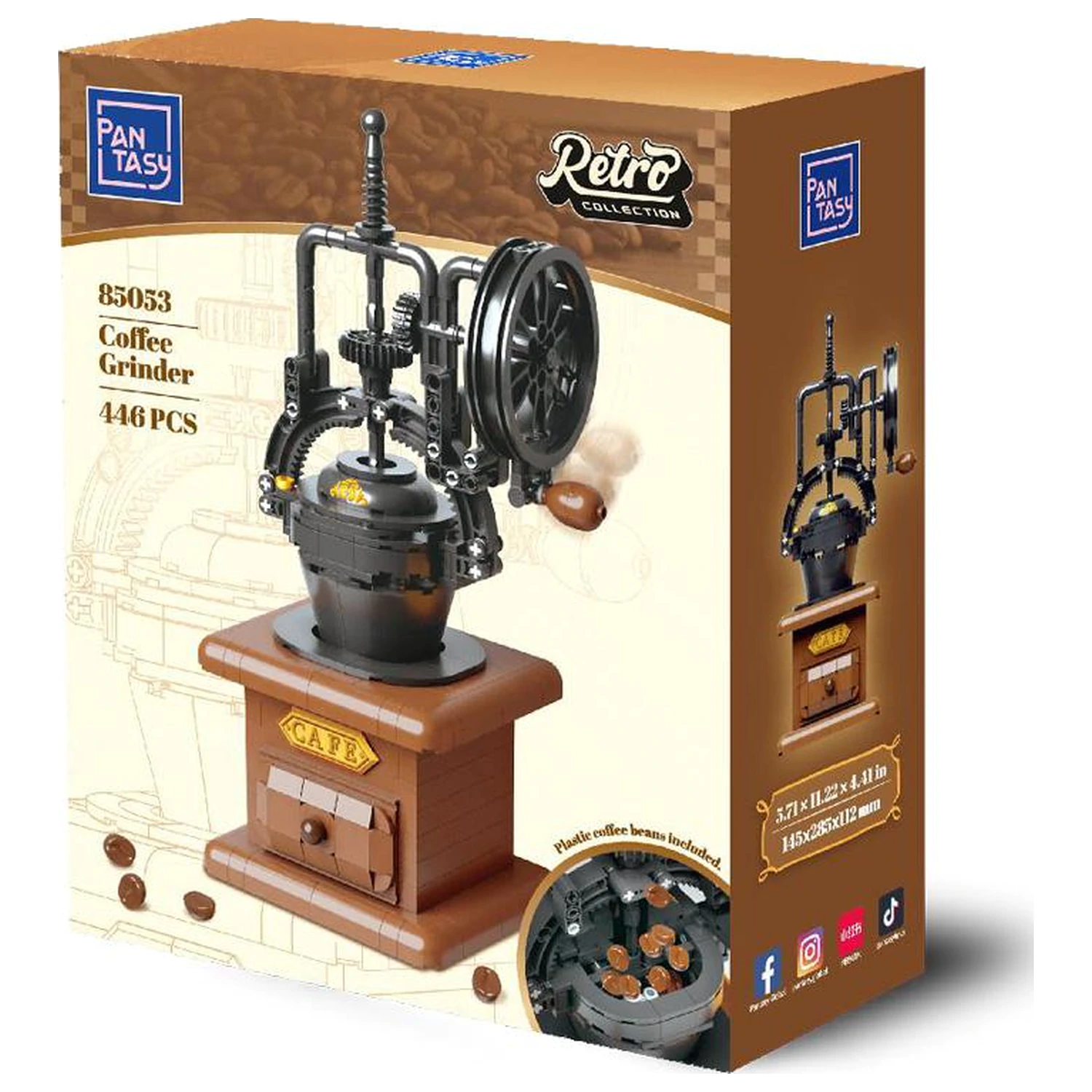 PANTASY Coffee Grinder építőkészlet 446 db-os termékfotó
