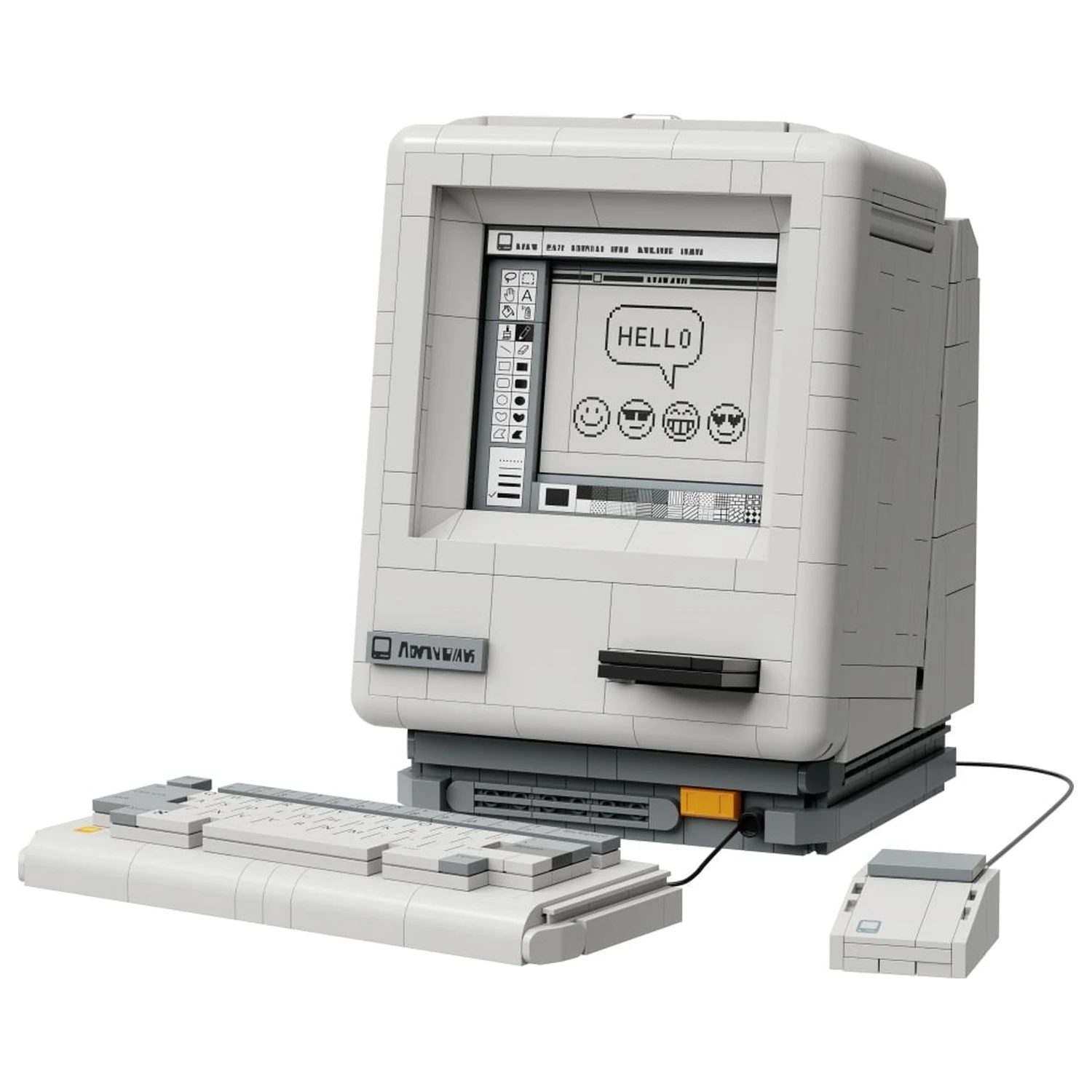 Pantasy Desktop Computer 1984 Building block 895 db-os építőkészlet termékfotó