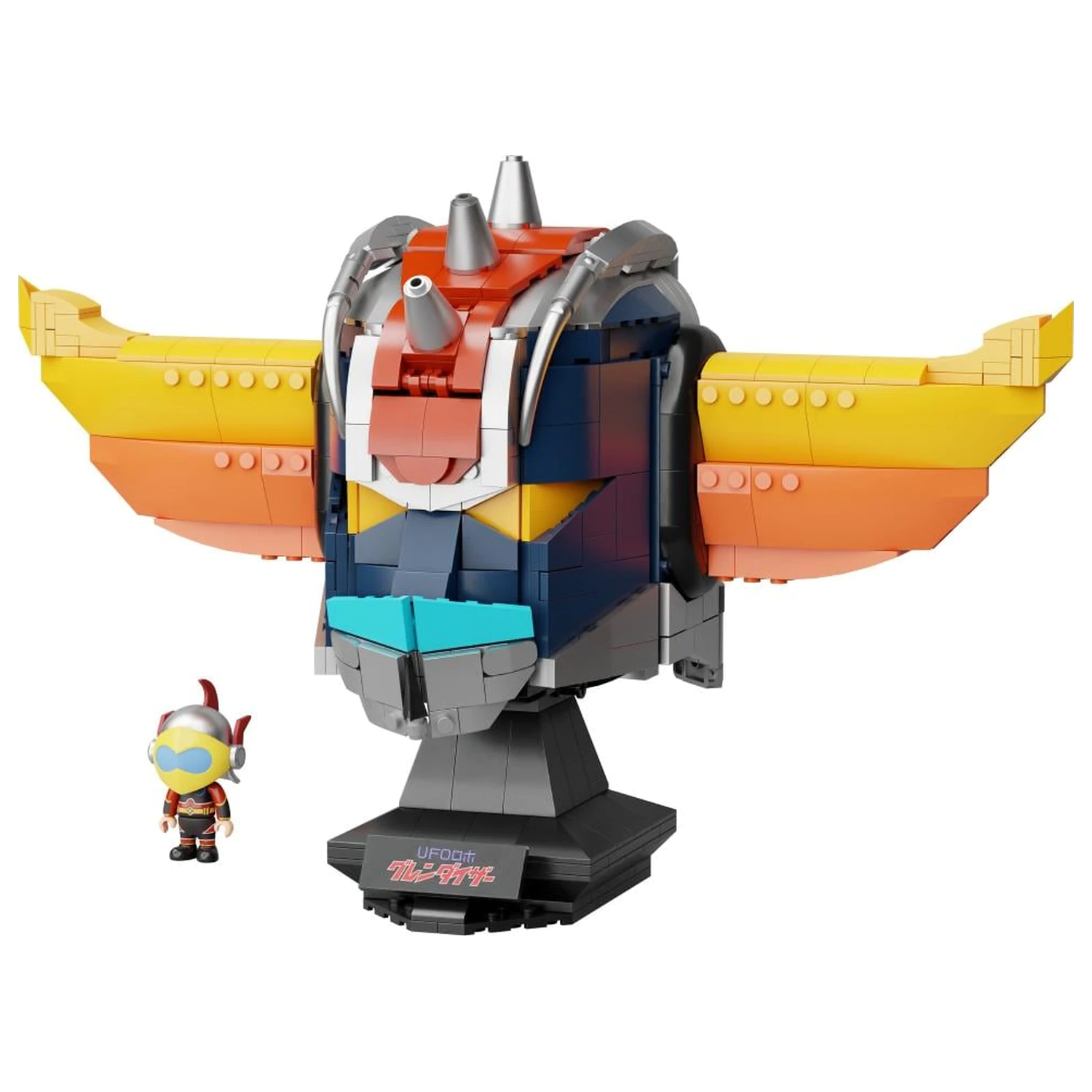 PANTASY Grendizer mellszobor figura építőkészlet 852 db-os termékfotó