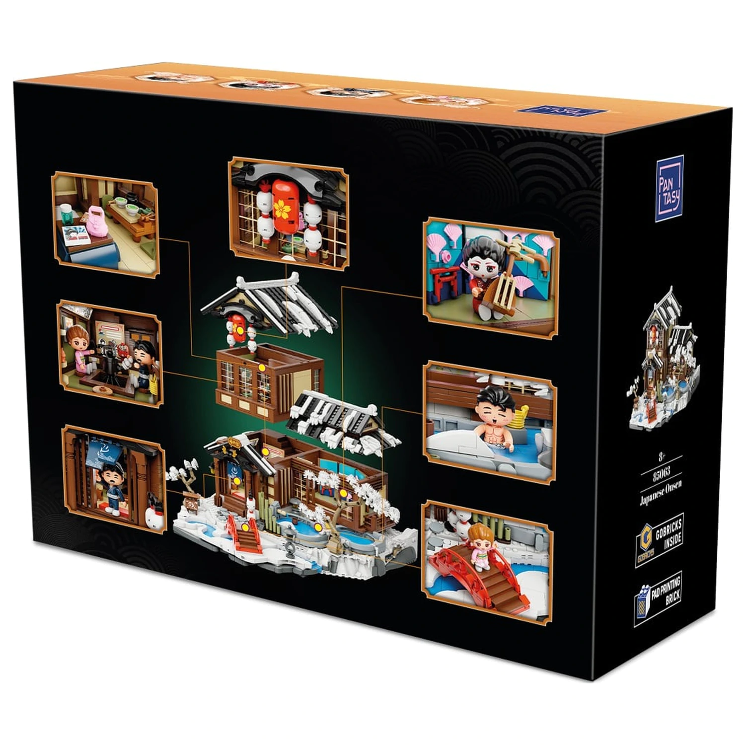 PANTASY Japanese Onsen Building block 2847 db-os építőkészlet termékfotó