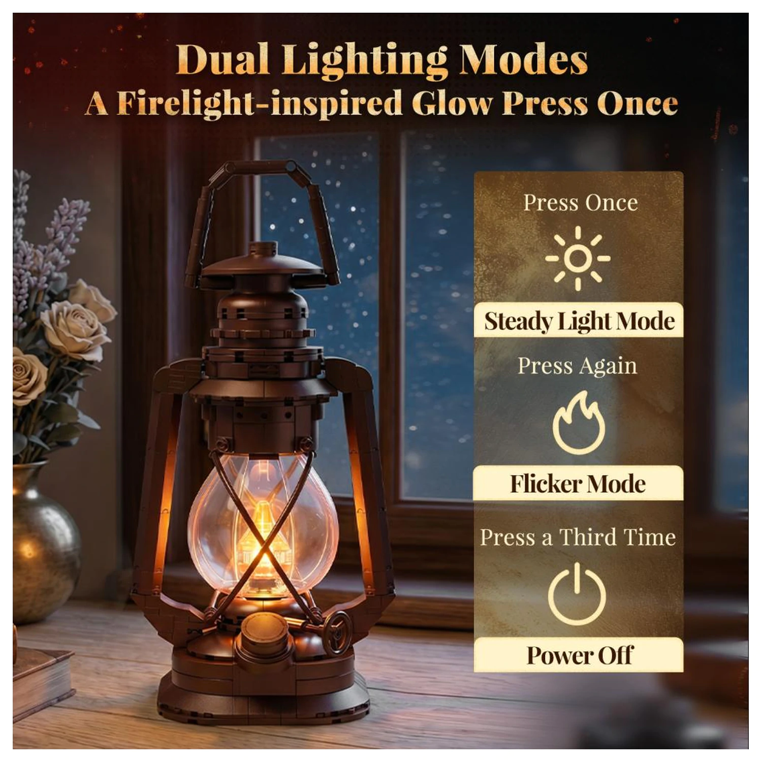 PANTASY Kerosene Lamp építőkészlet 379 db-os termékfotó
