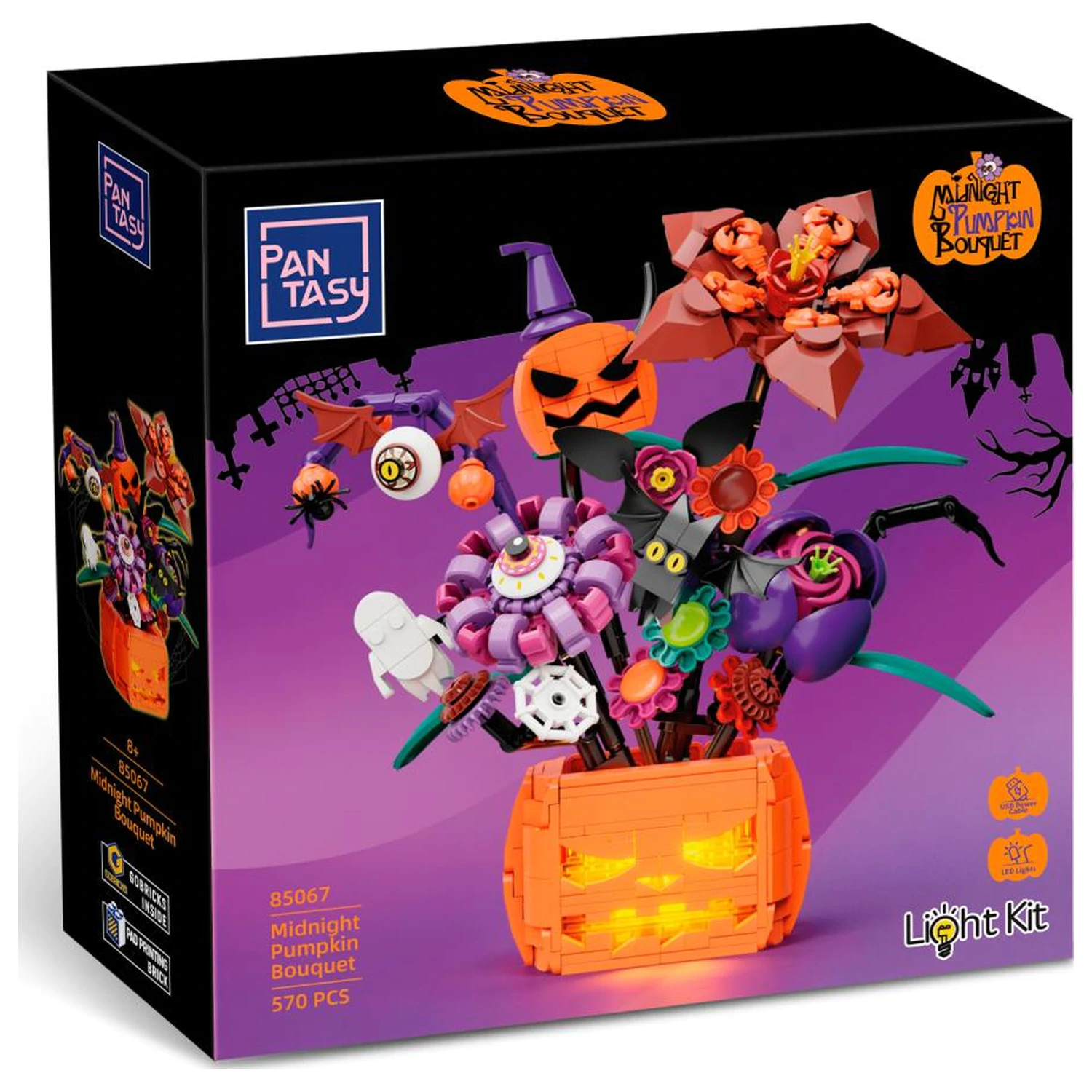PANTASY Midnight Pumpkin Bouquet építőkészlet 570 db-os termékfotó