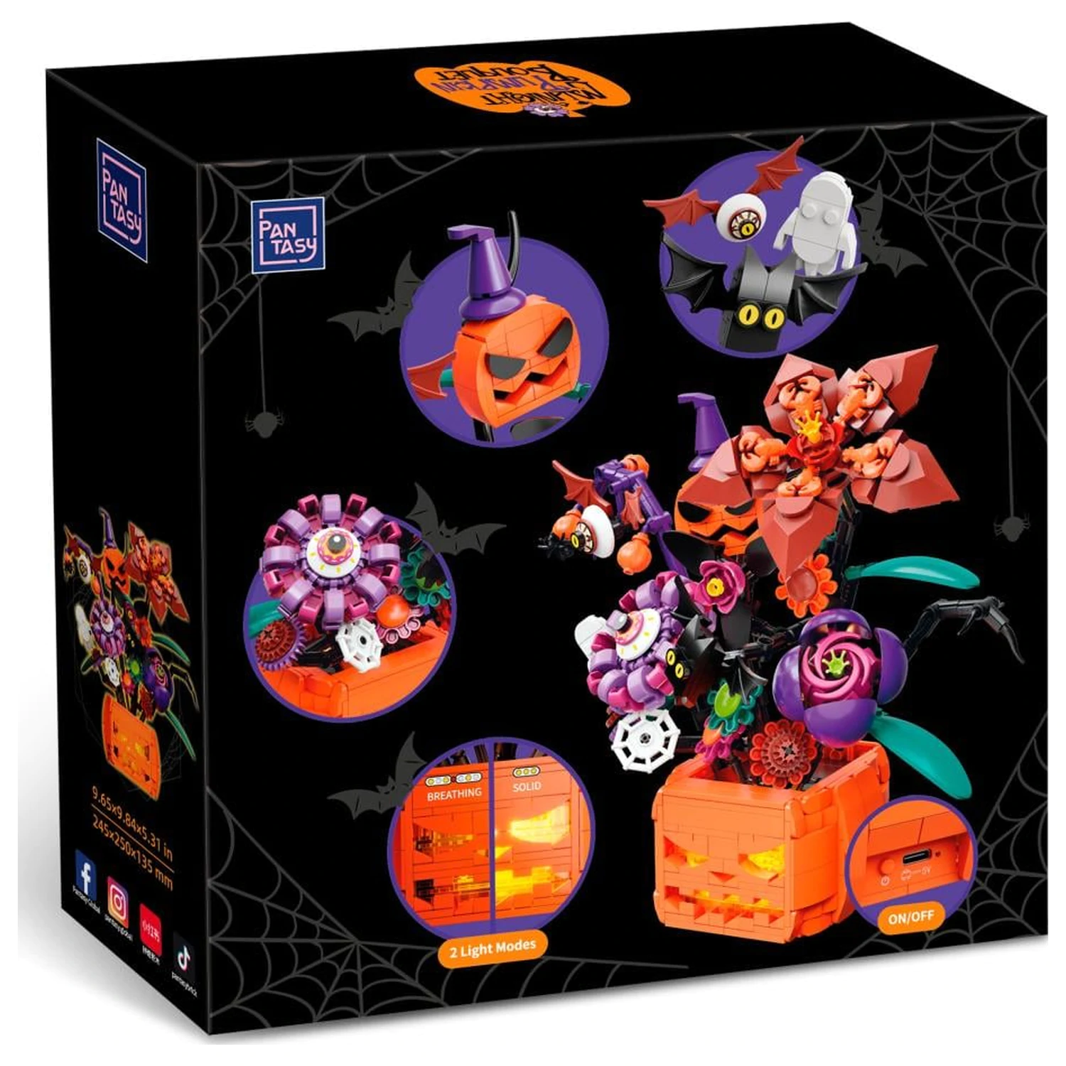 PANTASY Midnight Pumpkin Bouquet építőkészlet 570 db-os termékfotó