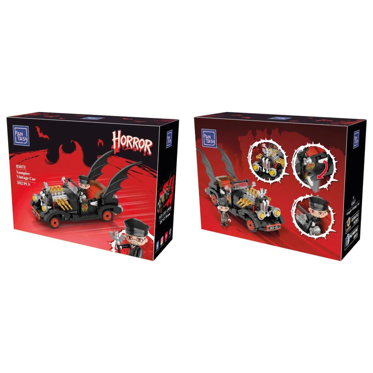 PANTASY Vampire Vintage Car építőkészlet 392 db termékfotó