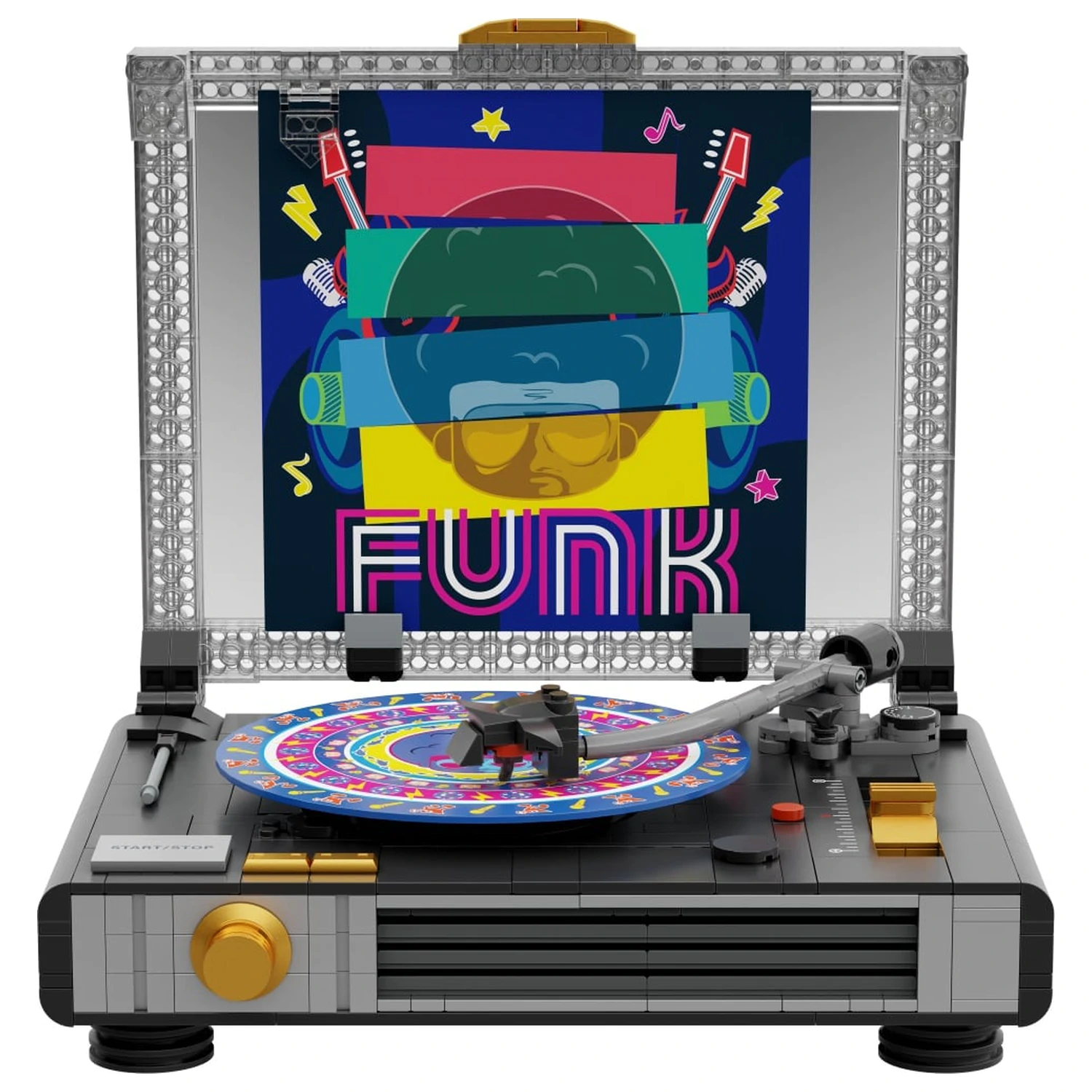 PANTASY Vinyl Turntable Building Block 607 db-os építőkészlet termékfotó